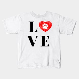 LOVE (dogs) Kids T-Shirt